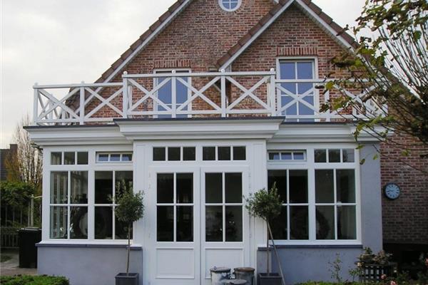 Serre met plat dak - Van Den Bergh